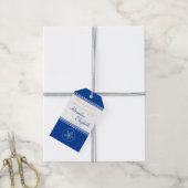 Bruiloft gunst Label | Blue Sand Dollar Beach Brui Cadeaulabel (Met Touw)