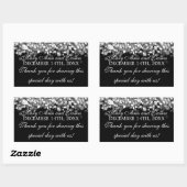 Bruiloft gunst Label Magic Silver Lights (Vel)