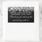 Bruiloft gunst Label Magic Silver Lights (Tas)