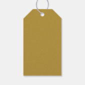 Bruiloft gunst Label - wervelingen kalligrafie (go Cadeaulabel (Achterkant)