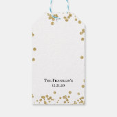 Bruiloft gunst Labels, slok Hooray Wijn Labels Cadeaulabel (Achterkant)