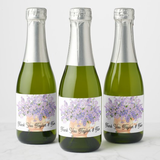 Bruiloft gunst mini fles etiketten (Flessen)