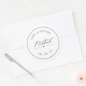 Bruiloft gunst Sticker, aangepaste stickers (Envelop)