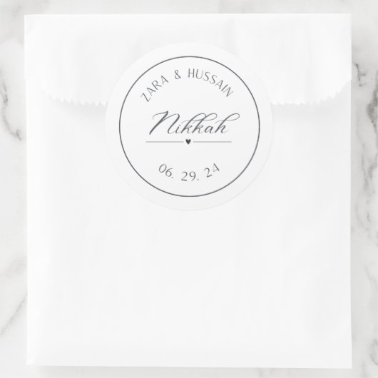 Bruiloft gunst Sticker, aangepaste stickers (Tas)