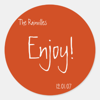 Bruiloft gunst Stickers