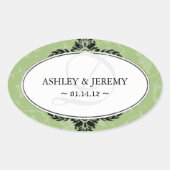 Bruiloft gunst Stickers (Voorkant)