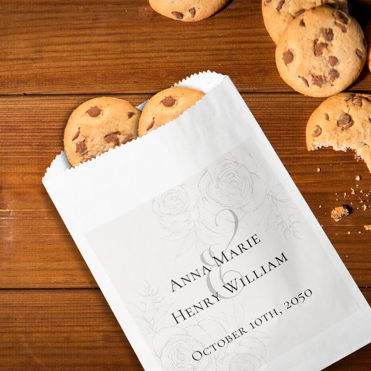 Bruiloft gunsten Snoep eenvoudige minimalistische Bedankzakje