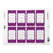 Bruiloft gunsten zaad pakket labels laten liefde g (Full Sheet)