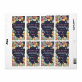 Bruiloft gunsten zaad pakket labels laten liefde g (Full Sheet)