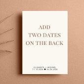 Bruiloft Happily Ever After Feest Receptie Crème Kaart