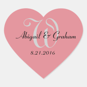 Bruiloft Hart Stickers