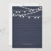 Bruiloft Houten Surprise Huwelijksjubileum Feest U Kaart (Achterkant)