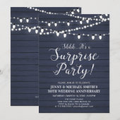 Bruiloft Houten Surprise Huwelijksjubileum Feest U Kaart (Voorkant / Achterkant)