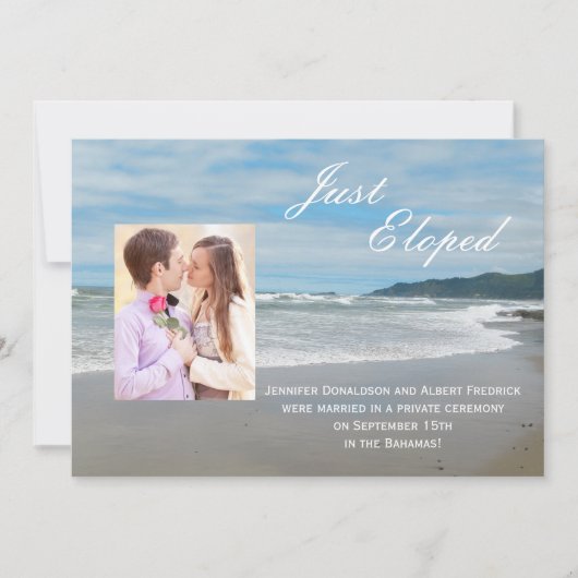 Bruiloft huwelijk uitbreiding aankondiging uitnodi (Voorkant)