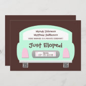 Bruiloft huwelijk uitbreiding aankondiging uitnodi (Voorkant / Achterkant)