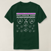 Bruiloft huwelijk vrijgezellenfeest JGA 6 T-shirt (Design voorkant)