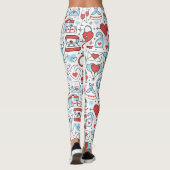Bruiloft Iconen leggings (Achterkant)
