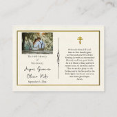 Bruiloft in Cana Orthodox Christelijk Gebed Kaart Plaatskaartje (Achterkant)