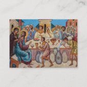Bruiloft in Cana Orthodox Christelijk Gebed Kaart Plaatskaartje (Voorkant)
