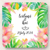 Bruiloft in het Paradijs Bier Onderzetter (Voorkant)