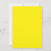 Bruiloft in Minimalistische Stijl met Levendige Zo Kaart (Achterkant)