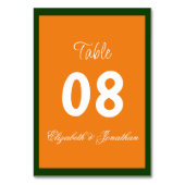 Bruiloft in Minimalistische Stijl met Levendige Zo Kaart (Voorkant)