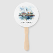 Bruiloft in Newport, Rhode Island Handwaaier (Voorkant)