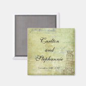 Bruiloft in Pisa Magnet Favor (Voorkant / Achterkant)