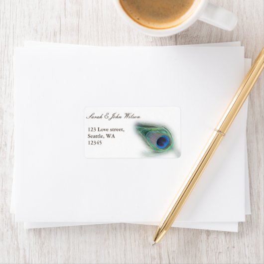 bruiloft in vredesnaam, terugzendadres label (Insitu)