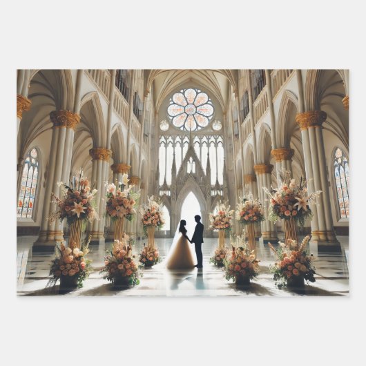 bruiloft inpakpapier vel (Voorkant 2)