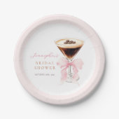 Bruiloft is in de Lucht Bruidsfeest Papieren Bordje (Voorkant)