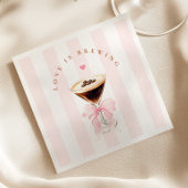 Bruiloft is in de lucht Bruidsfeest Servet