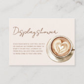 Bruiloft is in de Lucht Bruidsuitnodiging Display Informatiekaartje (Voorkant)