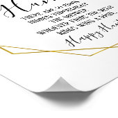 Bruiloft jacht groen bruidsdouche spel bord poster (Hoek)