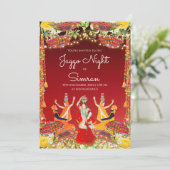 Bruiloft Jaggo uitnodigt als Jago uitnodigingen (Staand voorkant)