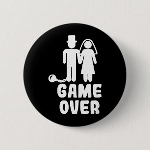 Bruiloft Jongsfeest Team Bruidegom Funny Ronde Button 5,7 Cm