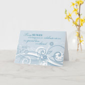 Bruiloft Jubileum aan weduwe na de dood Kaart (Gele Bloem)