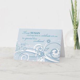 Bruiloft Jubileum aan weduwe na de dood Kaart