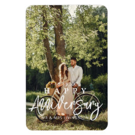 Bruiloft Jubileum aangepaste fotomagneet Magneet