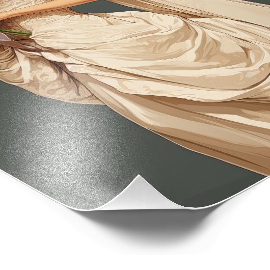 Bruiloft Jubileum bruid Foto Afdruk (Hoek)