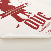 Bruiloft Jubileum cadeau Sherpa Deken (3/4)