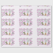 Bruiloft Jubileum Celebration Wrapping Papier (Vlak)