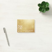 Bruiloft Jubileum dank u Grungy Gold Post-it® Notes (Kantoor)