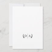 Bruiloft Jubileum film poster foto Kaart (Achterkant)