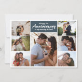 Bruiloft Jubileum Foto | Collage Wenskaart (Voorkant)