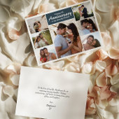 Bruiloft Jubileum Foto | Collage Wenskaart