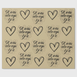 Bruiloft Jubileum Goud Thema Cadeaupapier