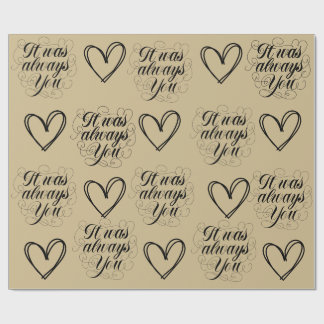 Bruiloft Jubileum Goud Thema Cadeaupapier