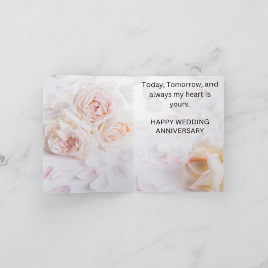 BRUILOFT JUBILEUM KAART 1 (Binnen)