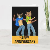 BRUILOFT JUBILEUM KAT GRAPPIGE KAARTEN (Voorkant)